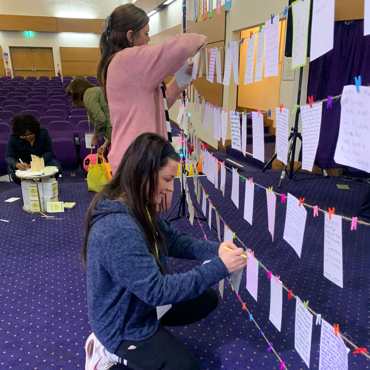 Adding to the prayer wall